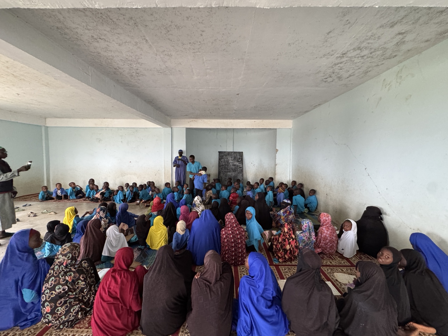 Children and community in a facility supported by LiChAID